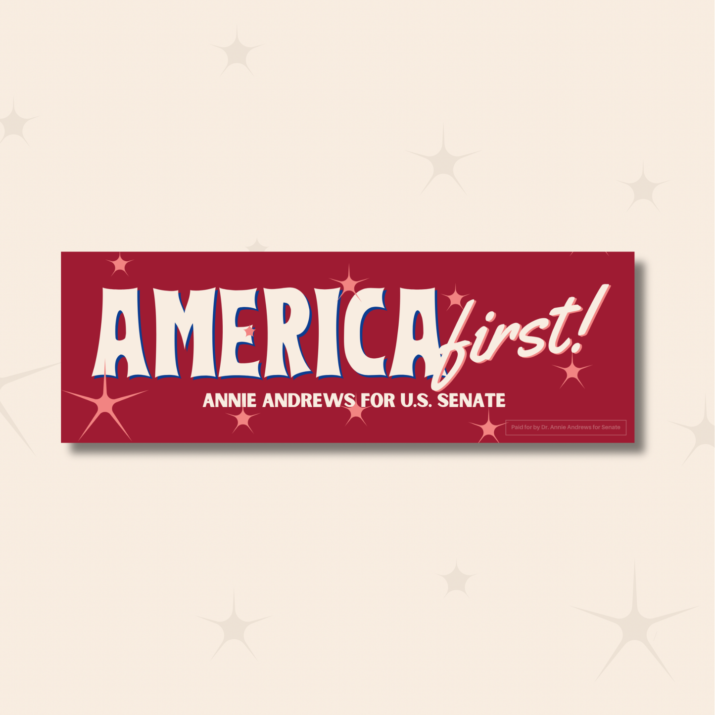 America First Bumper Sticker
