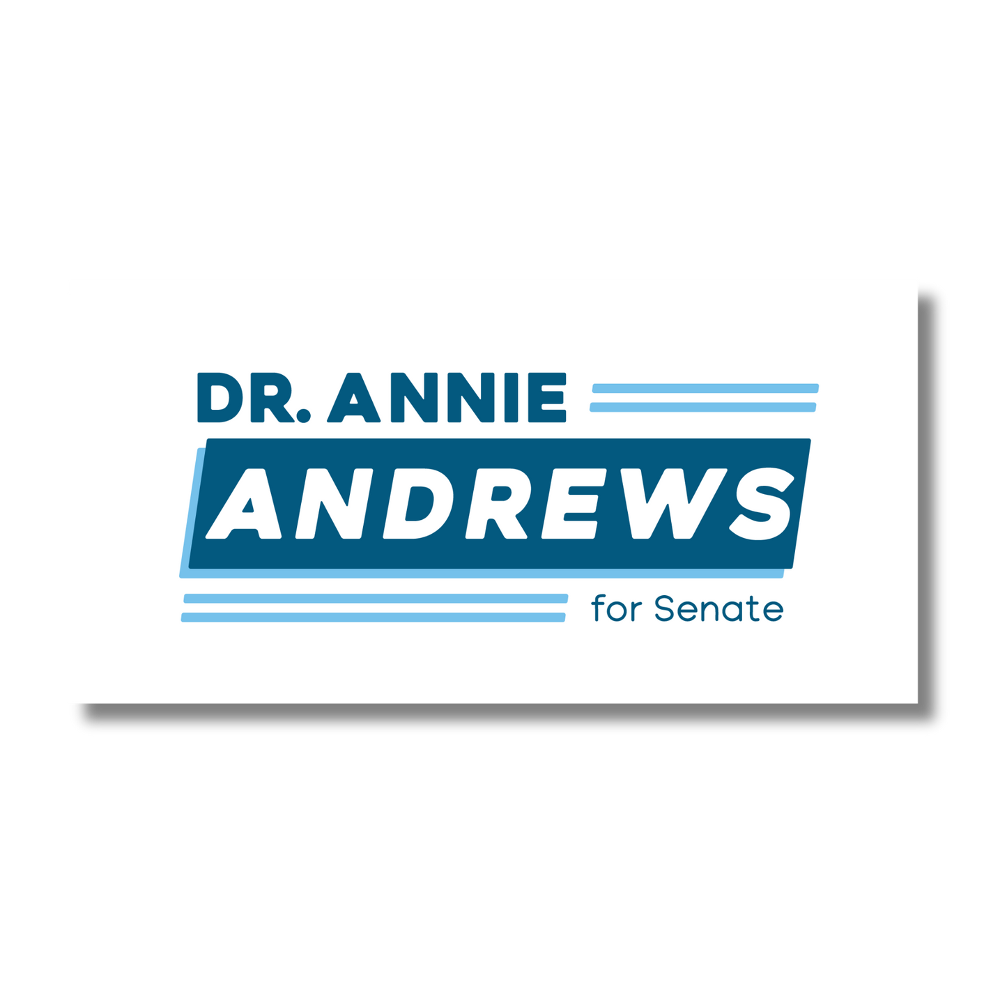 Dr. Annie Andrews Bumper Sticker