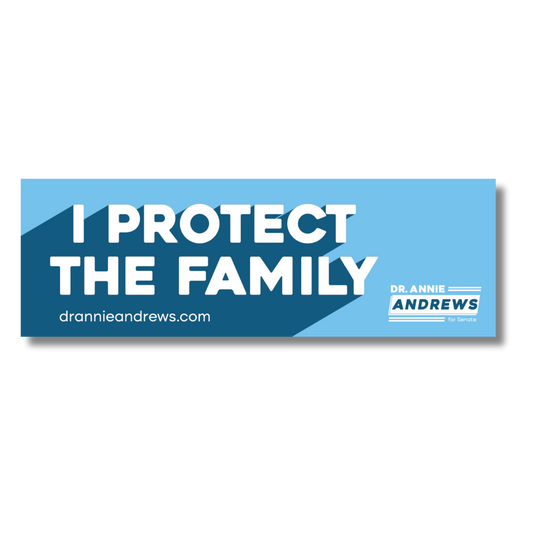 I Protect The Family Bumper Sticker