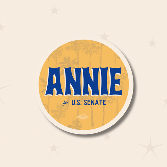 Annie for Senate Sticker