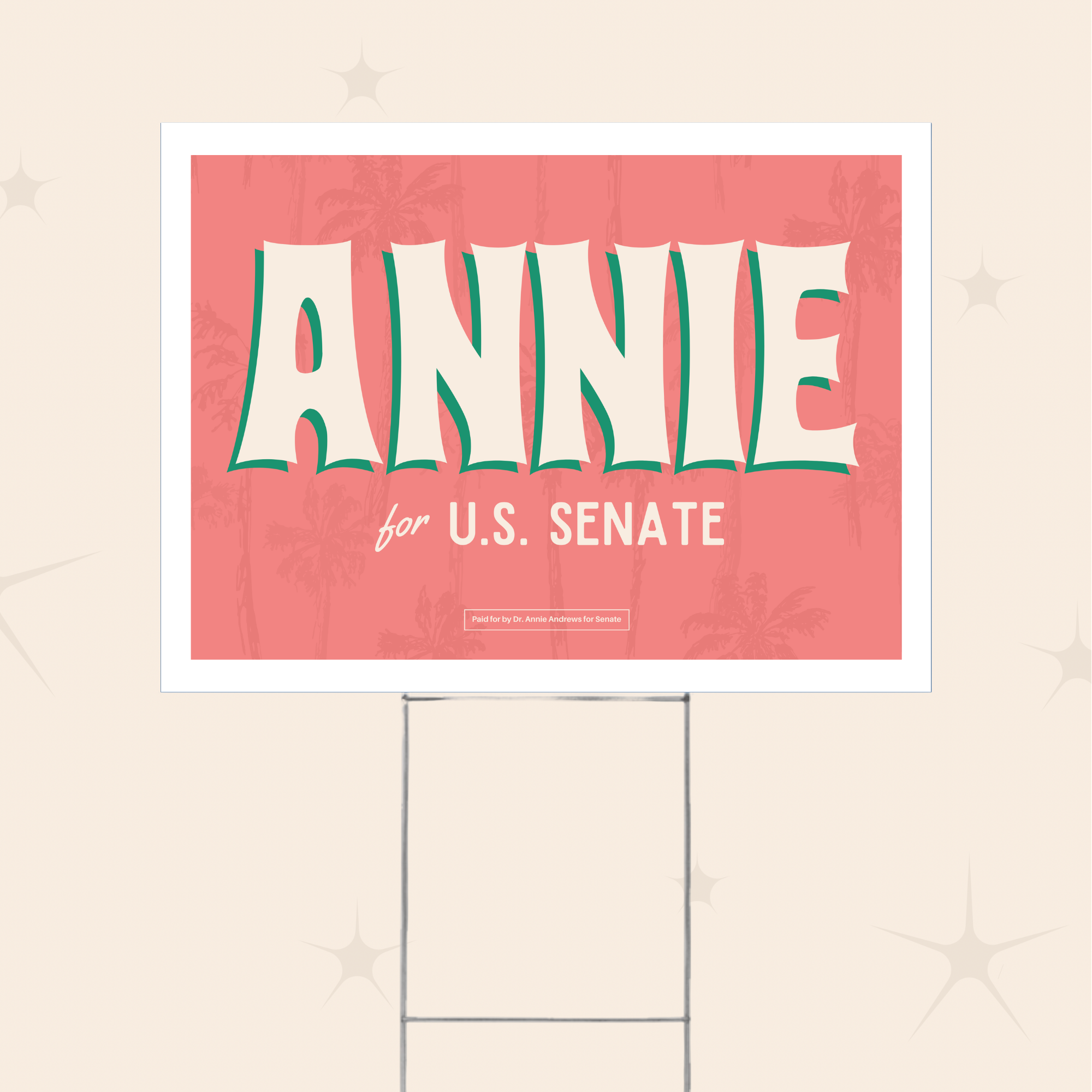 Annie for Senate Yard Sign – Annie Andrews
