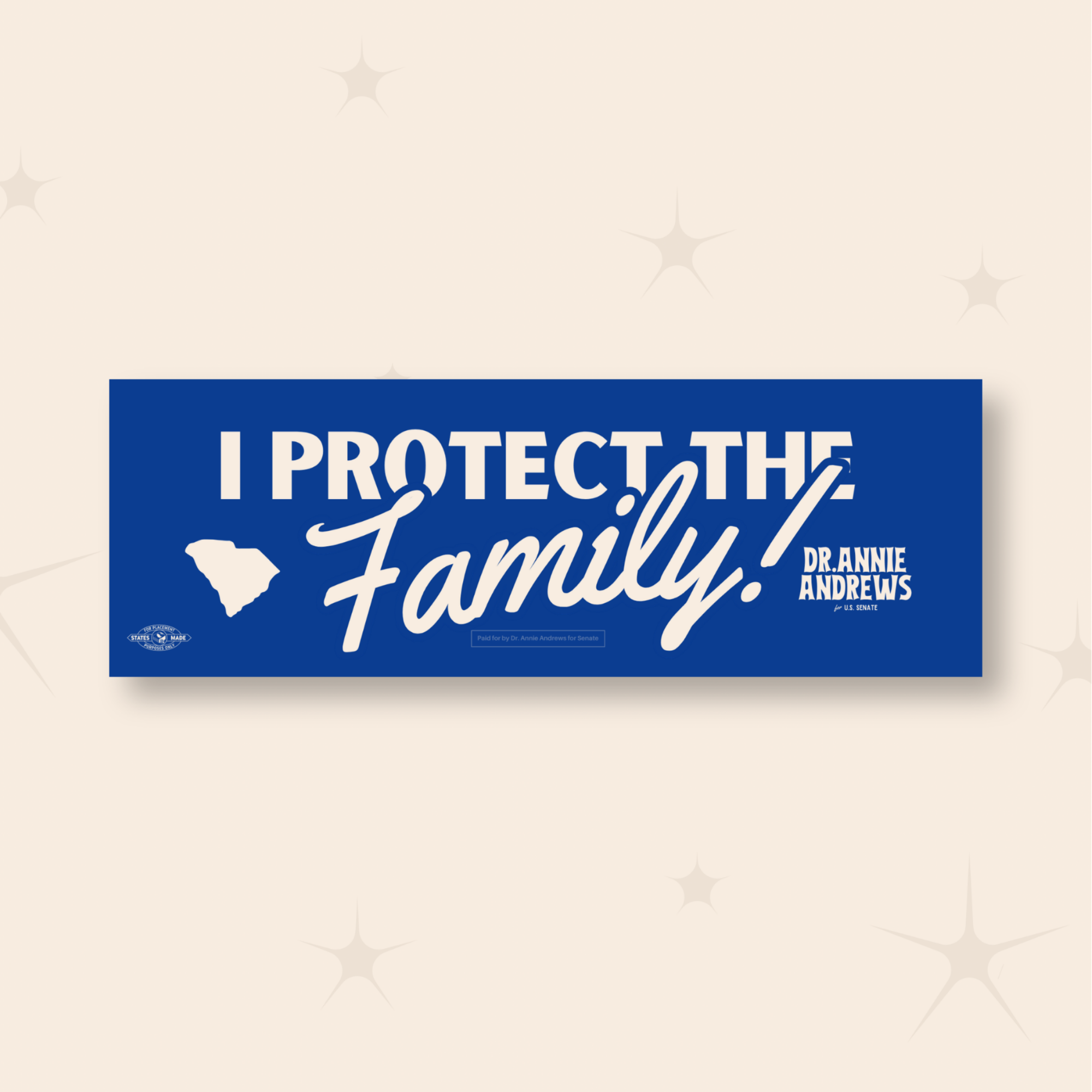 Protect the Family Bumper Sticker – Annie Andrews