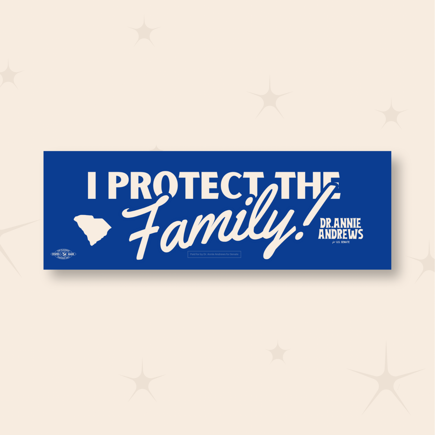 Protect the Family Bumper Sticker