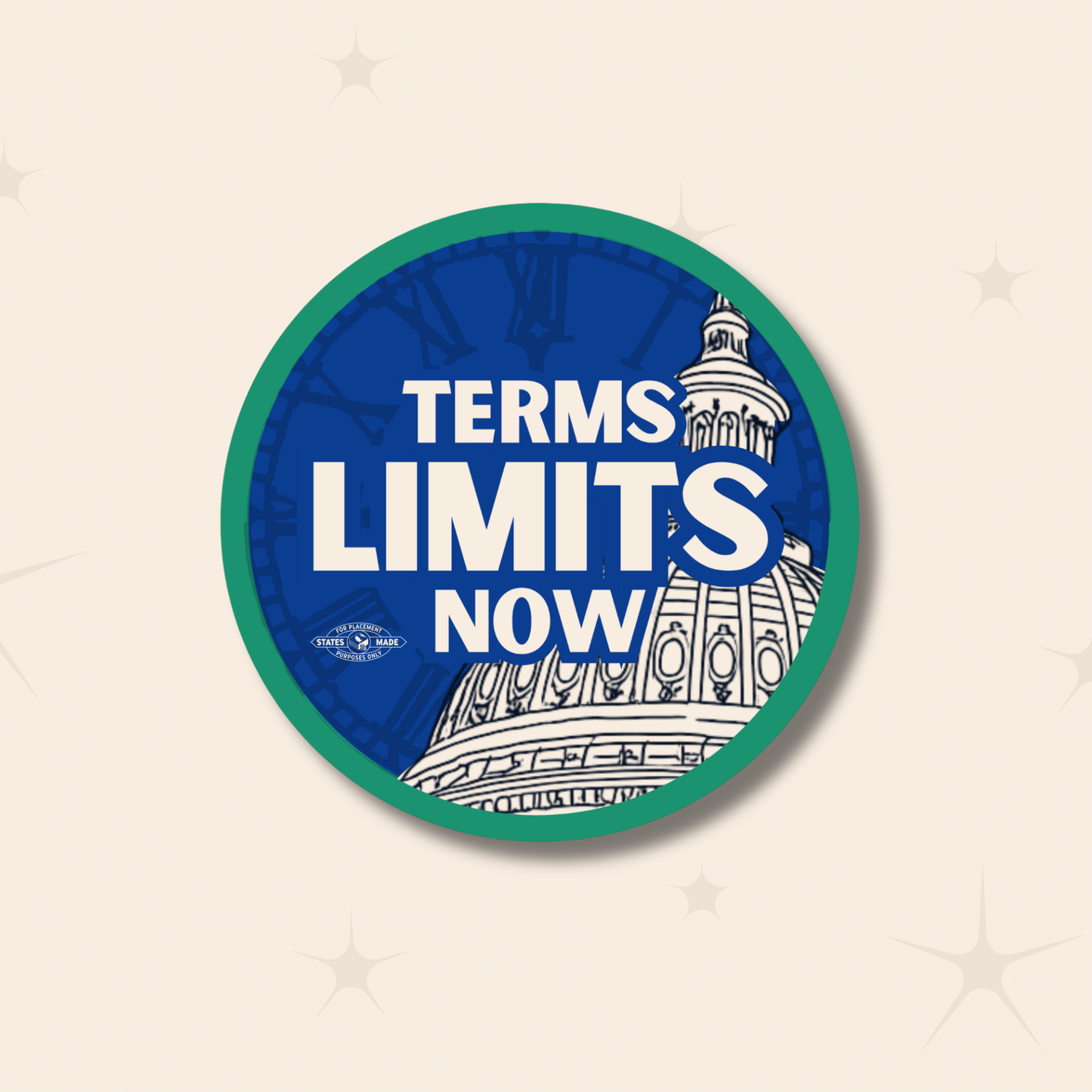 Term Limits Now Sticker